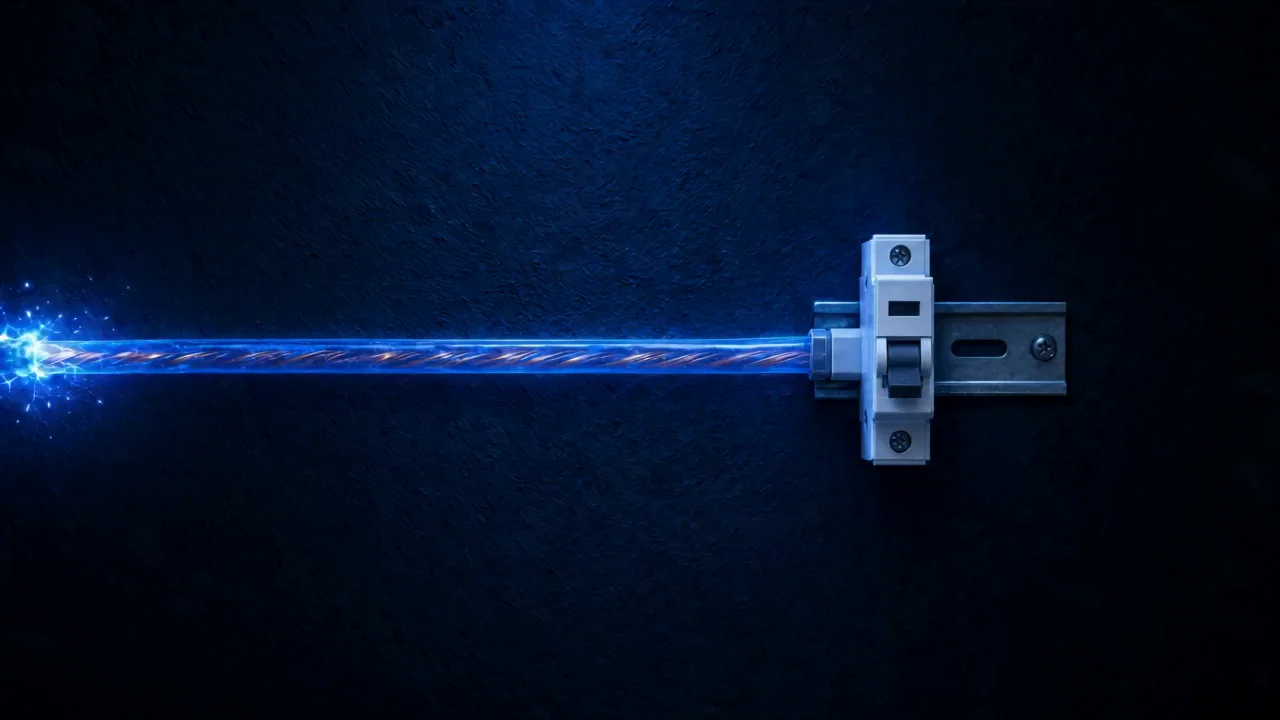 Un cable con chispas llega a una térmica y la enciende
